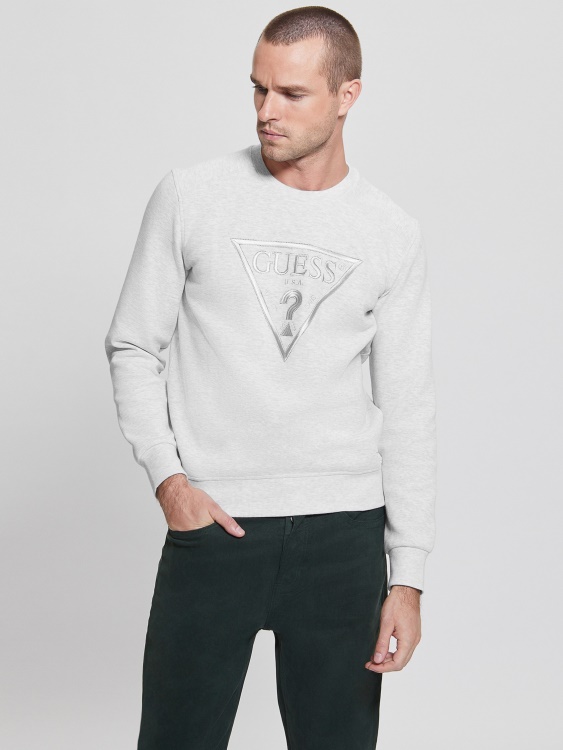 еко лого полар прашен сив хедър Guess