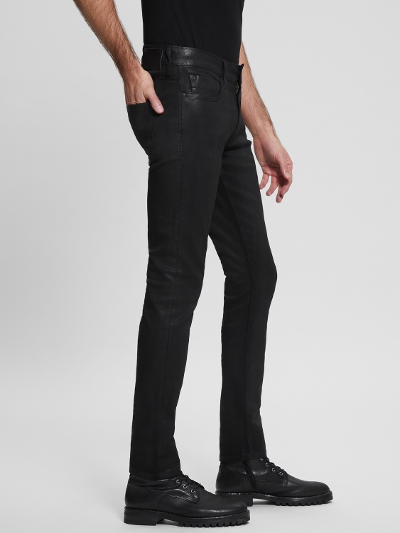 черни тесни дънки Guess с покритие