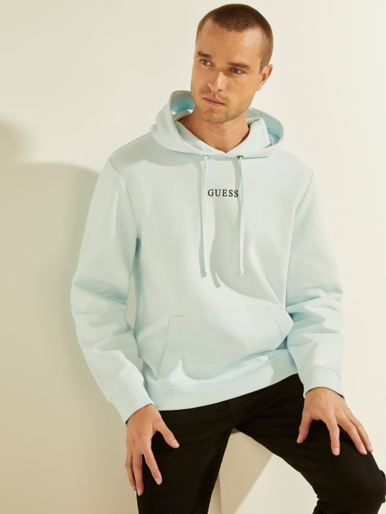 Guess Marseille Blue Eco Roy суичър с лого