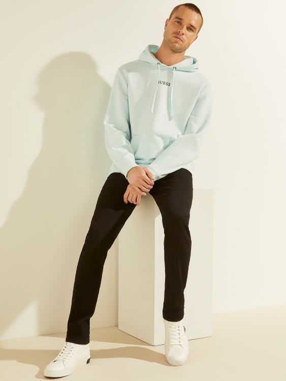 Guess Marseille Blue Eco Roy суичър с лого