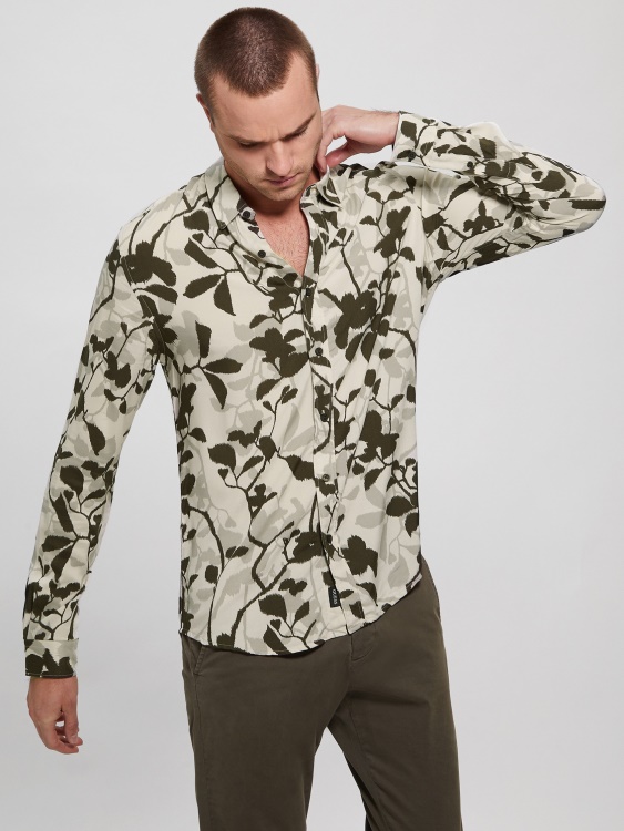 Ikat Vines еко коприна Ikat Vines риза Guess