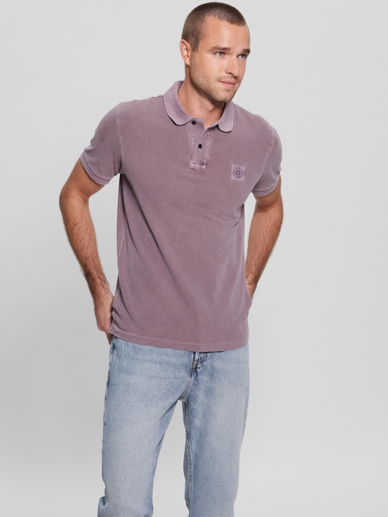 Guess Regal Plum Washed Polo