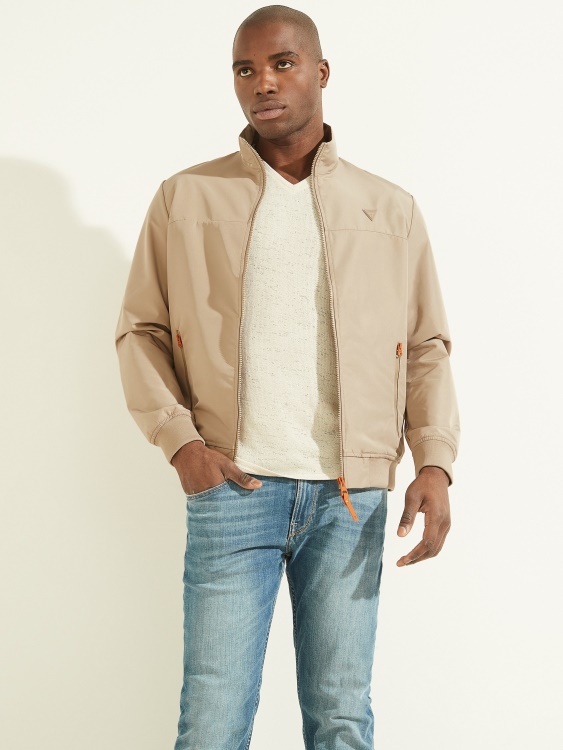 ударно сиво летно яке Amos Guess