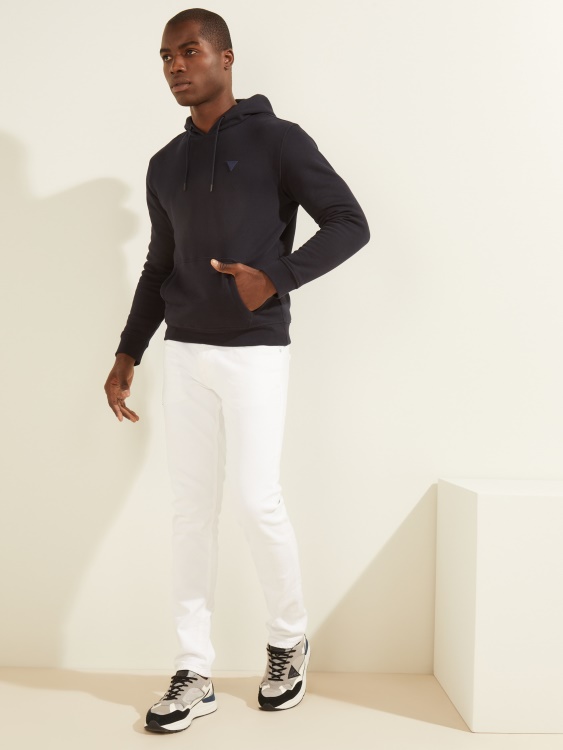 Eco Aldwin Hoodie Deep Marine Guess