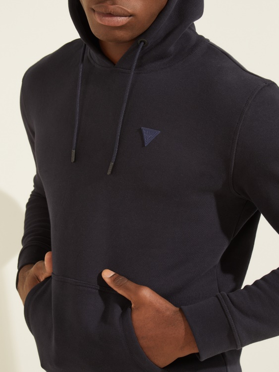 Eco Aldwin Hoodie Deep Marine Guess
