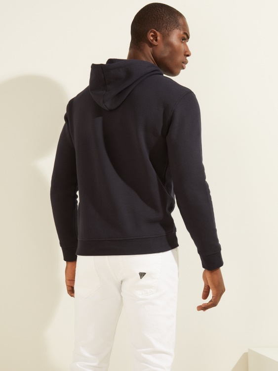 Eco Aldwin Hoodie Deep Marine Guess
