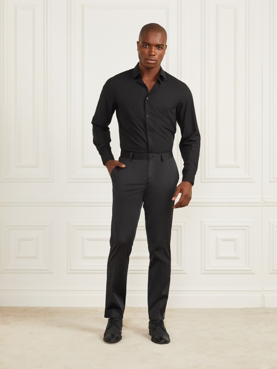 черни панталони Guess Warren