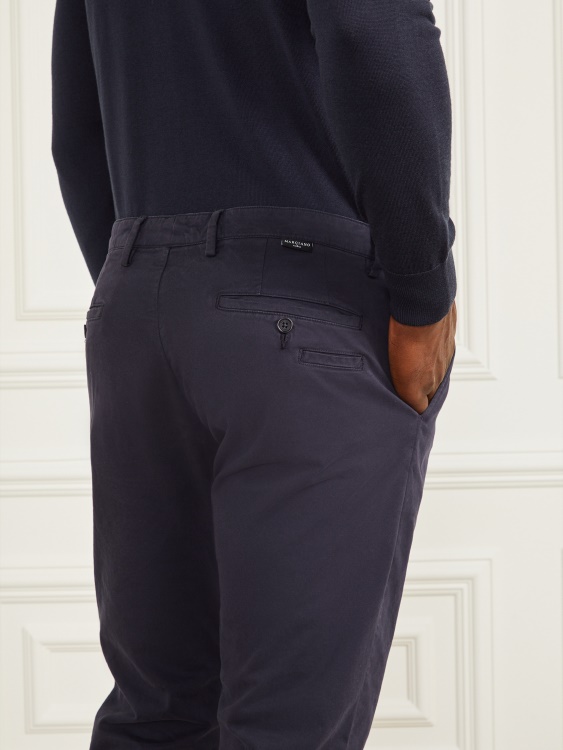 Eco Hugh Easy Chino панталон Guess син елегантен