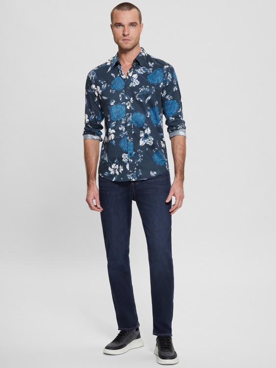 Guess луксозна риза Camelia Cascade Camelia Cascade Blue