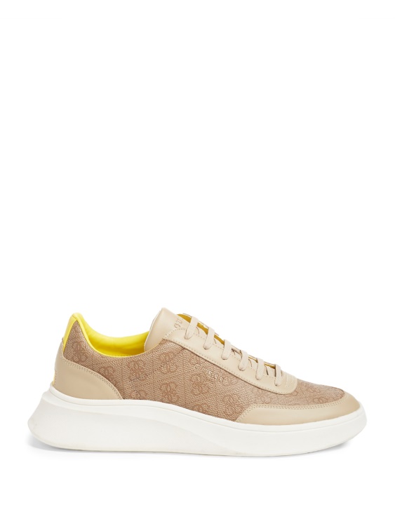 Guess Dolo лого ниски кецове кафяво