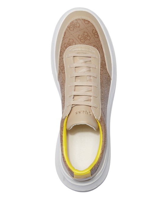 Guess Dolo лого ниски кецове кафяво
