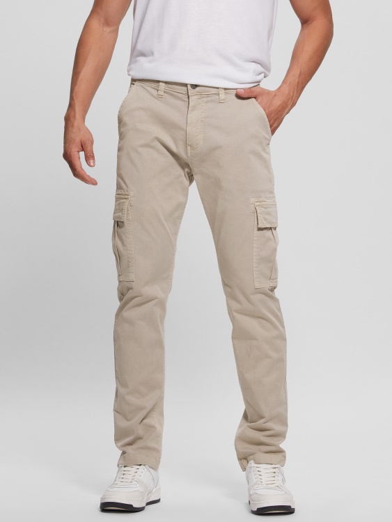Guess Lonta класически карго панталон Pasadena Stone Multi