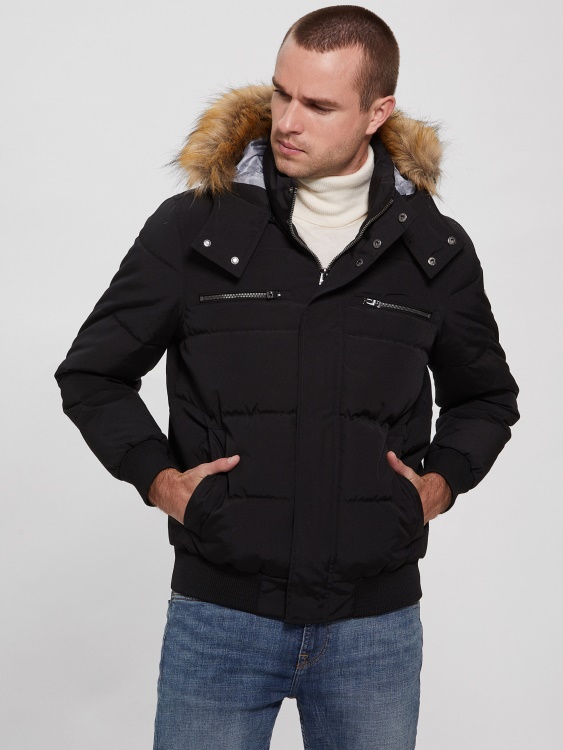 джет черно мулти Guess яке David Puffer