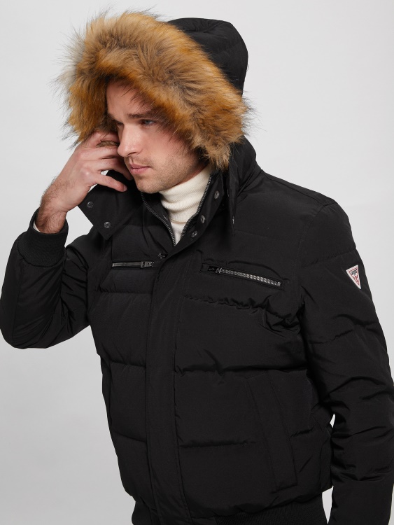 джет черно мулти Guess яке David Puffer