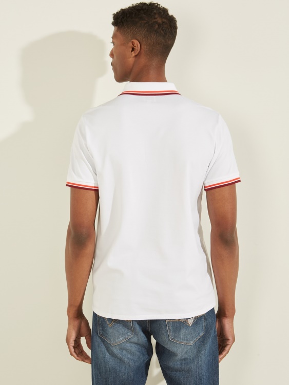 Guess спортно пике поло чисто бяло