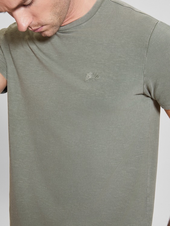 Eli Washed Tee Guess Jungle Greens Multi