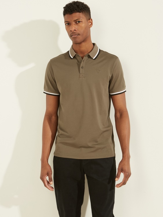 шоколадови рогчета Guess Sport Pique Polo