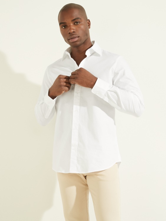 чисто бяла риза Guess William