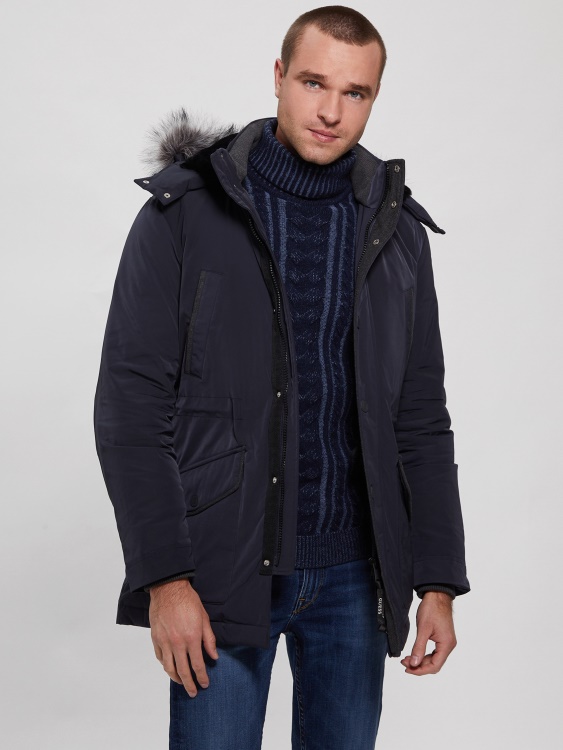 еко техническа пуф парка Guess синьо елегантно