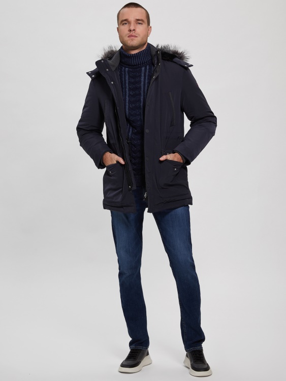 еко техническа пуф парка Guess синьо елегантно