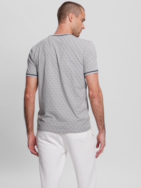 Guess Eco Marshall Tee 4g Aop Seaside Mist