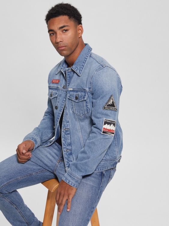 Guess Alpine Air Dillon Patch Denim яке