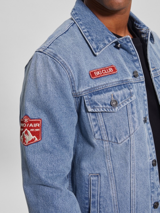 Guess Alpine Air Dillon Patch Denim яке
