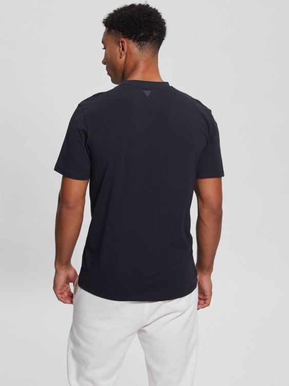 Guess Eco Alphy Tee Deep Marine