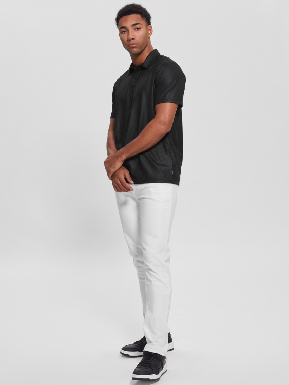 черен зидар блясък поло предположение