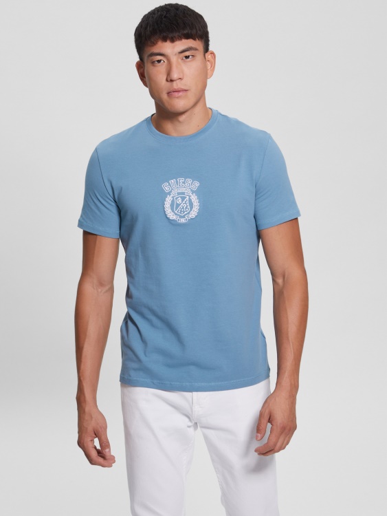 Eco Semyon Tee парижки покрив син Guess
