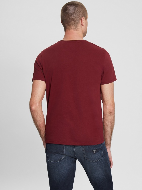 тениска с лого на веригата Guess Pinot Noir A586