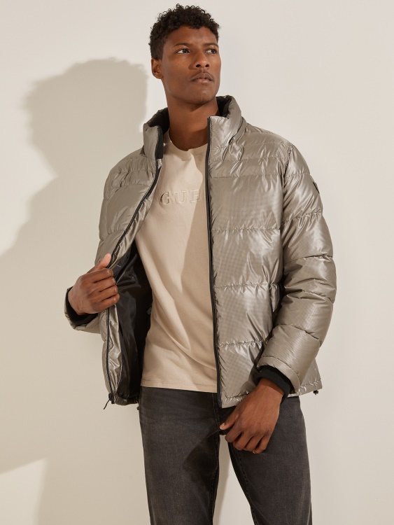 Sivo Multi Haris Pooheno Coat Guess