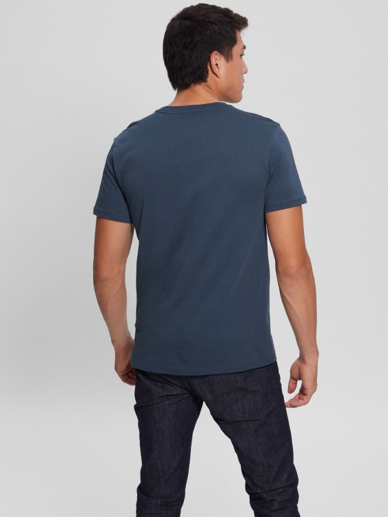 тениска с еко лого Constellation Blue Guess