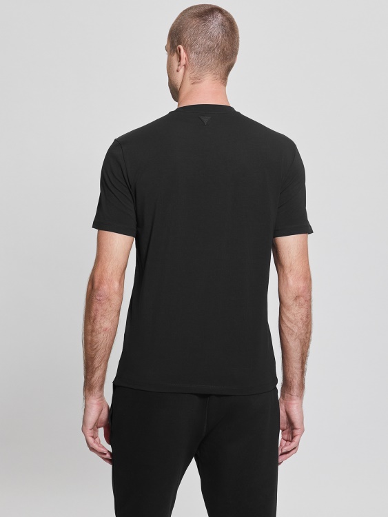 тениска Eco Alphy Guess Jet Black