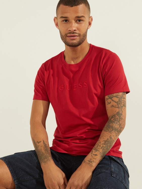 тениска Guess Chili бродирано лого