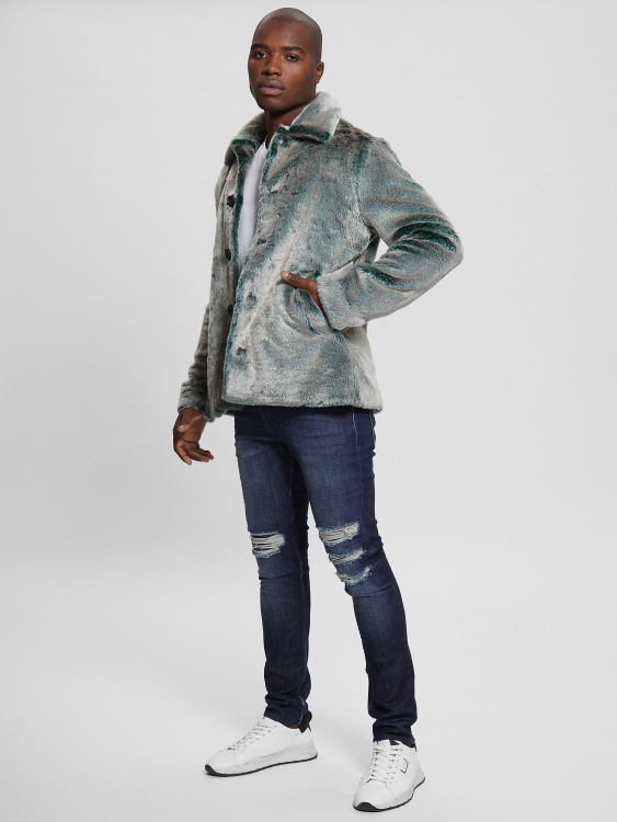Guess Alpine Grove изкуствена кожа Queen Peacoat