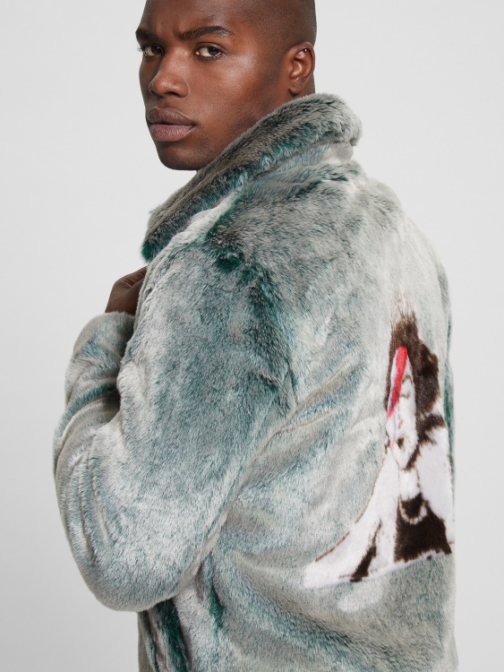 Guess Alpine Grove изкуствена кожа Queen Peacoat