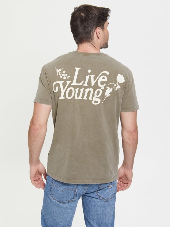 Guess орехова черупка Multi Eco Live Young Tee