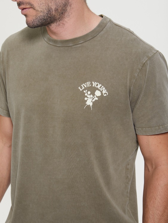 Guess орехова черупка Multi Eco Live Young Tee