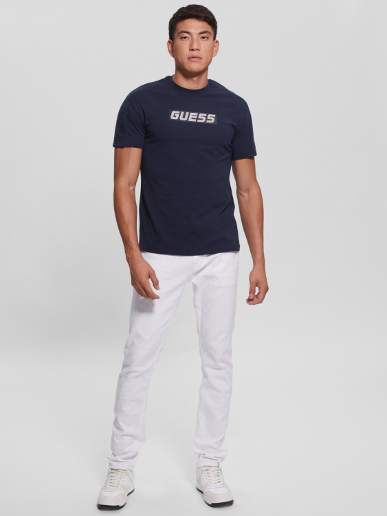 Синя стилна тениска Eco Camron Guess