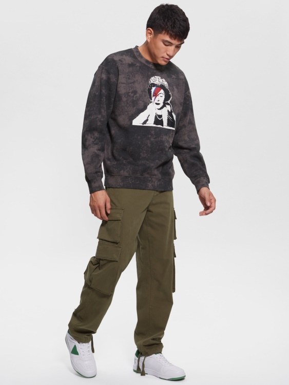 Queen суитшърт джет черно Multi Guess