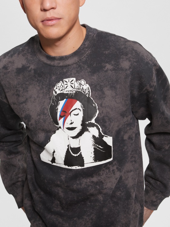 Queen суитшърт джет черно Multi Guess