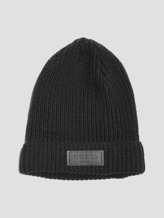 масон кръпка шапка черен Guess