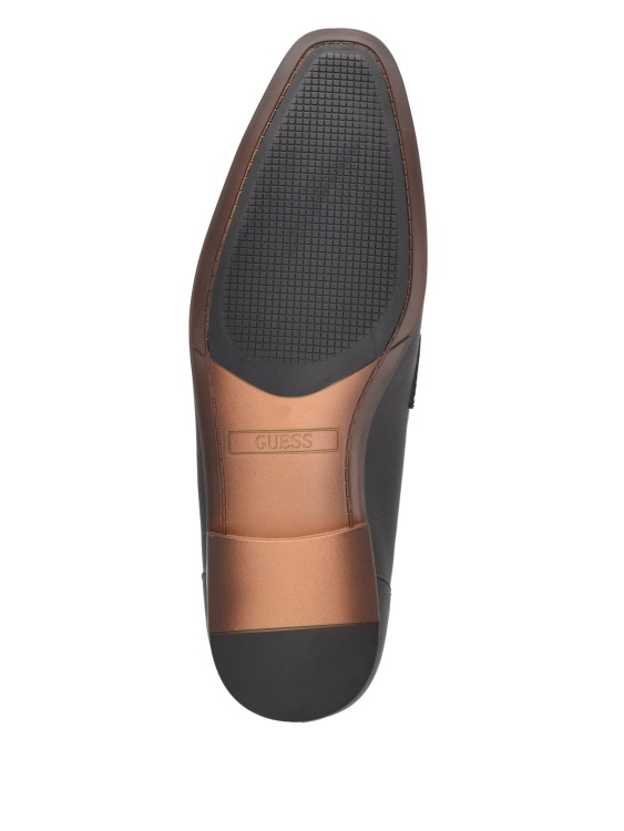 мокасини с рокля Kullen Guess черна кожа