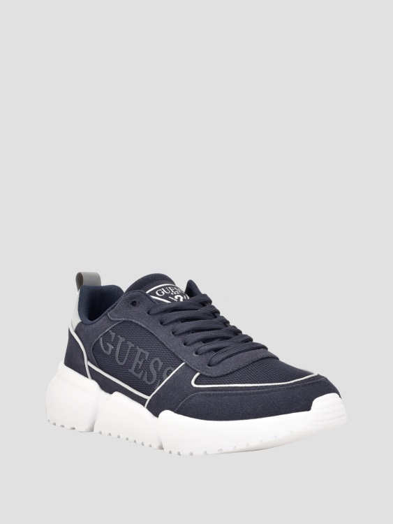 маратонки с лого Salter Guess светло сиво
