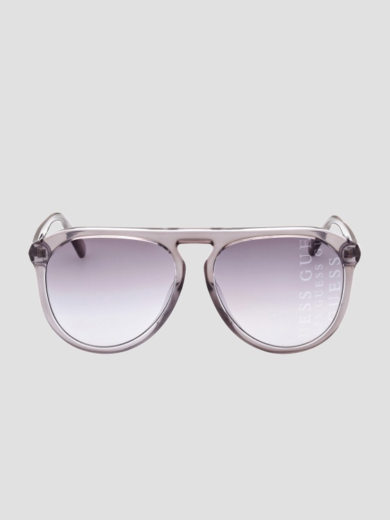 сиви прозрачни авиаторски очила Guess
