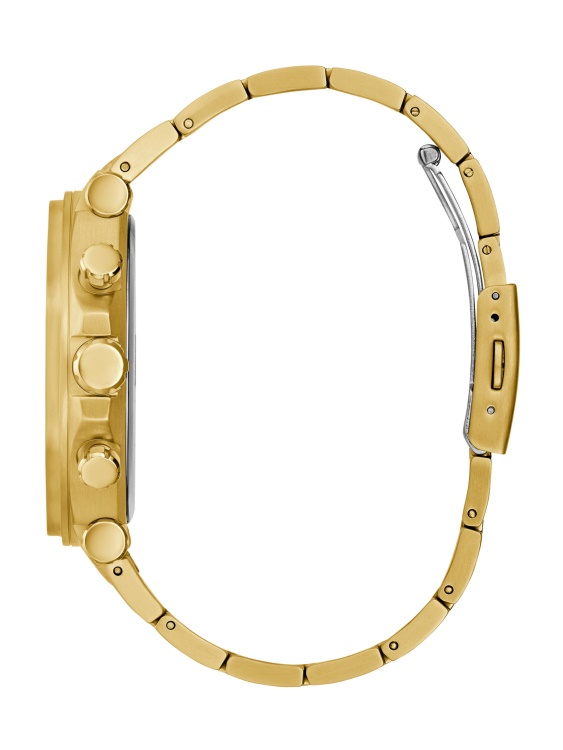 многофункционален часовник със златни тонове Guess Gold