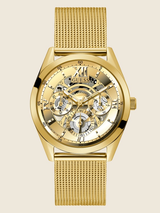 Guess златист часовник мулти
