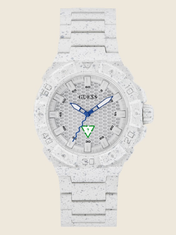 White Guess бял аналогов часовник