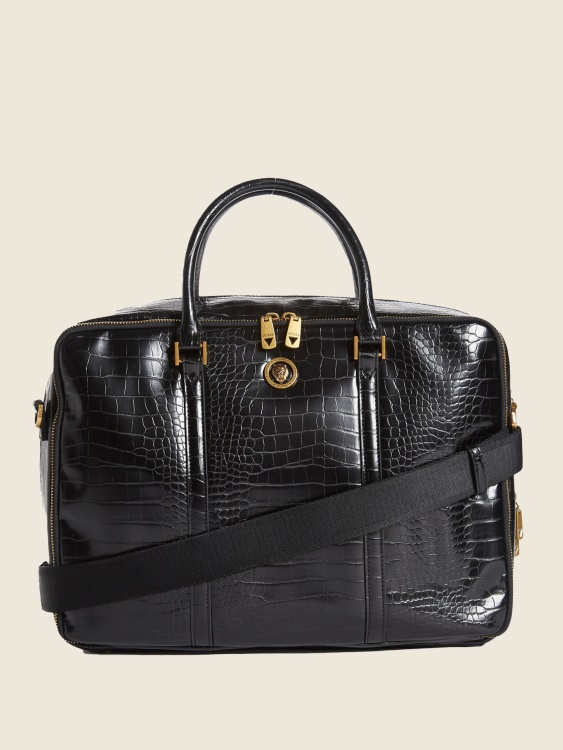 черна вечерна работна чанта Guess